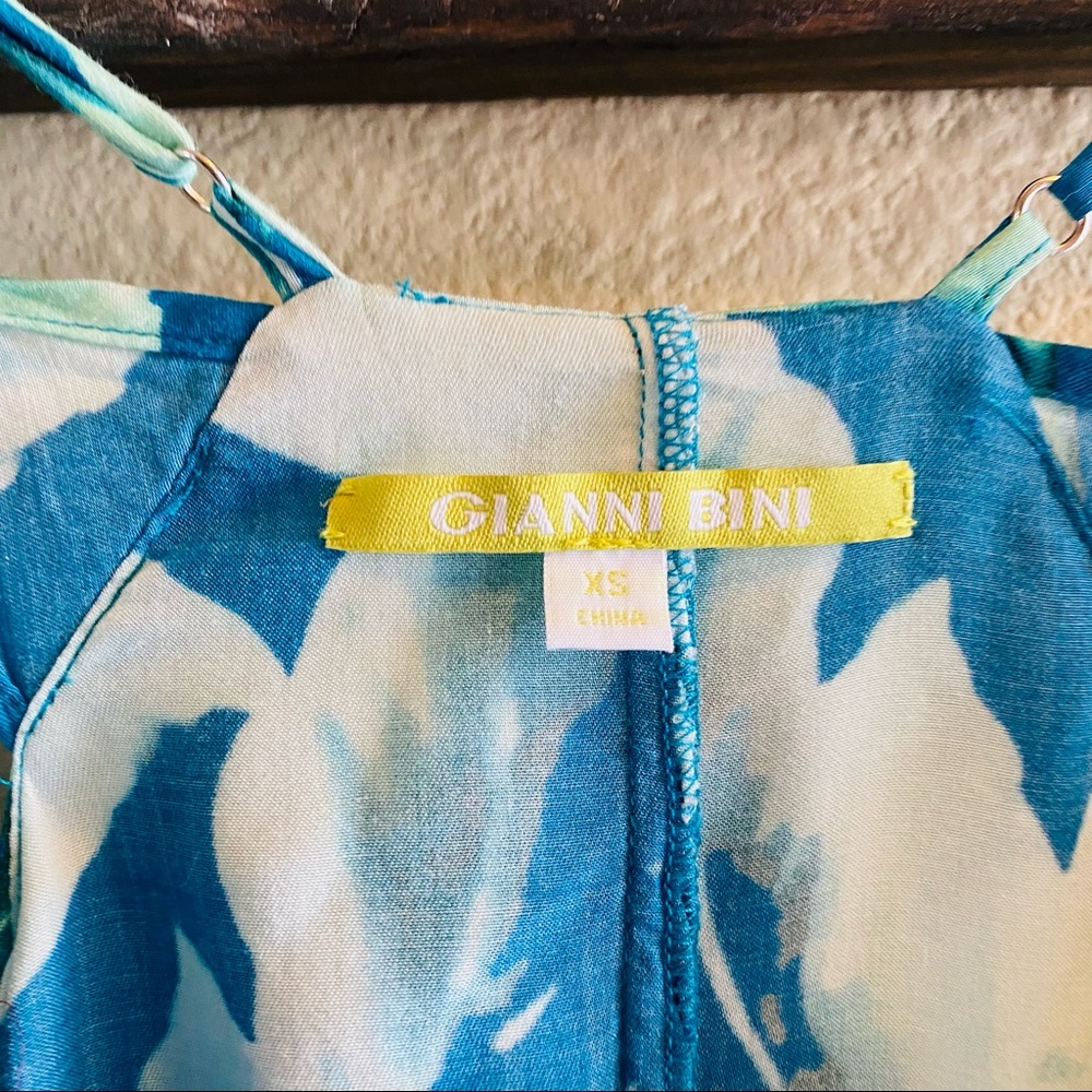 ⭐️ Gianni Bini Amy Palm Print Wrap Dress - Picture 6 of 7